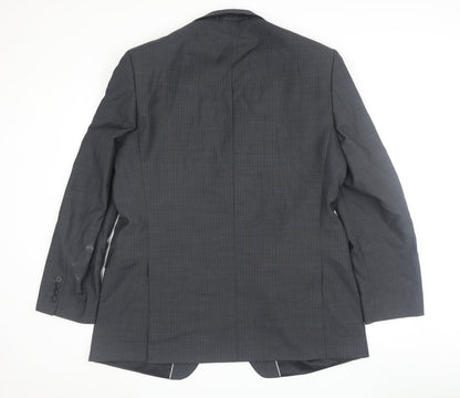 Mens UK Size 44 Marks and Spencer Regular Black Suit Jacket