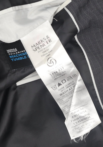 Mens UK Size 44 Marks and Spencer Regular Black Suit Jacket