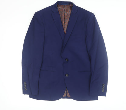 Mens UK Size 38 NEXT Regular Blue Suit Jacket