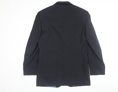 Mens UK Size 38 Marks and Spencer Regular Blue Suit Jacket