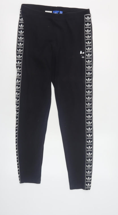 Adidas Women’s Black Jogger Trousers - Size M