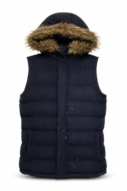 TOG24 Women's Black Puffer Waistcoat - Size 12