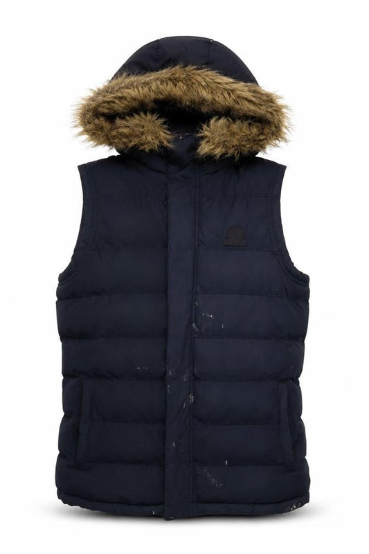 TOG24 Women's Black Puffer Waistcoat - Size 12