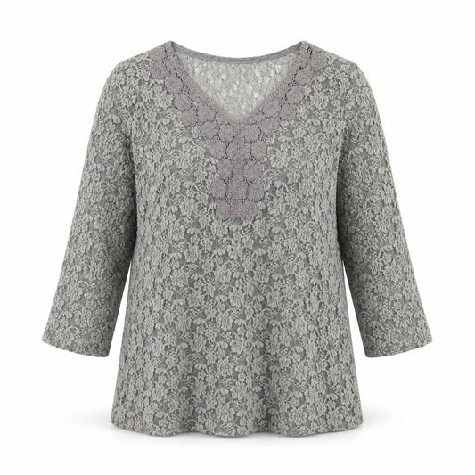 Womens UK Size 14 Marks and Spencer Grey  Blouse