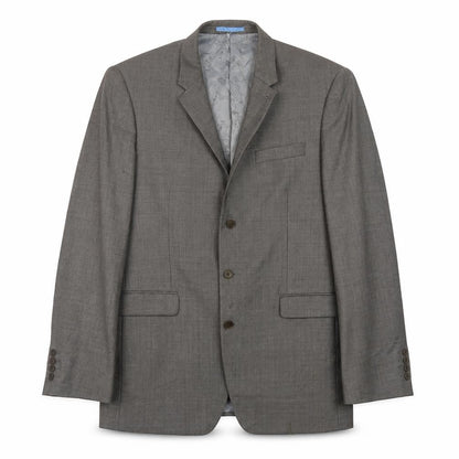 Next Men's Grey Wool Mix Blazer Size 44L Classic Style