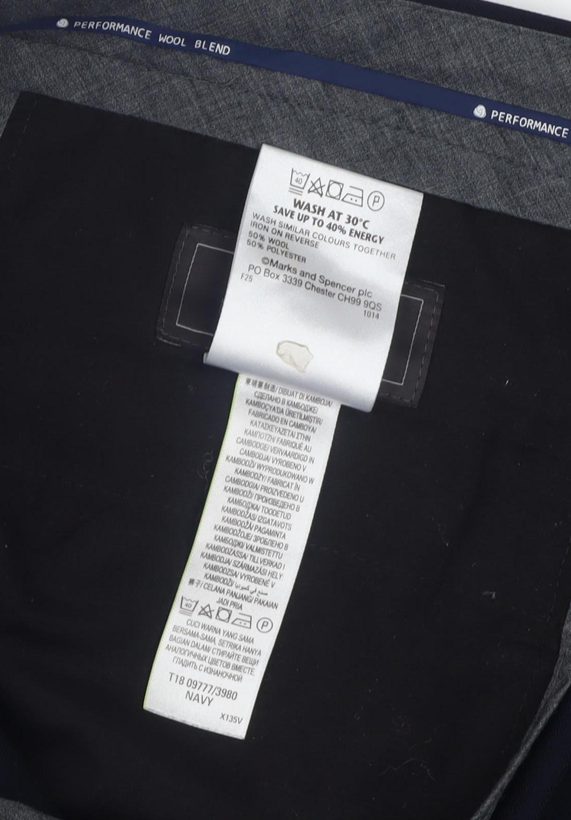 Marks and Spencer Men's Black Dress Pants XL