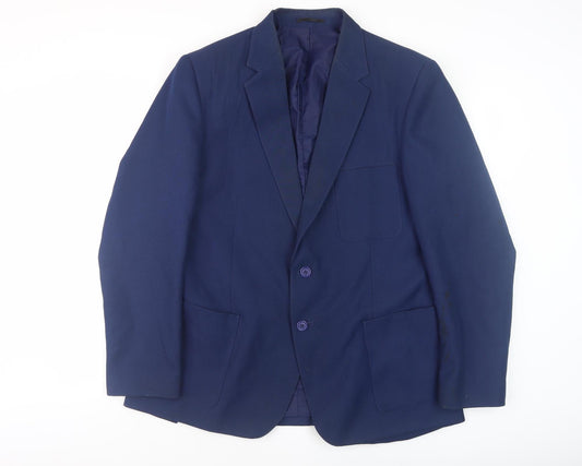 Mens UK Size 42 John Lewis Regular Blue Suit Jacket