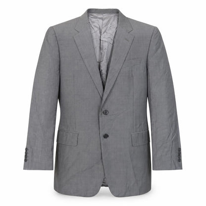 Mens UK Size 40 Crombie Regular Grey Suit Jacket