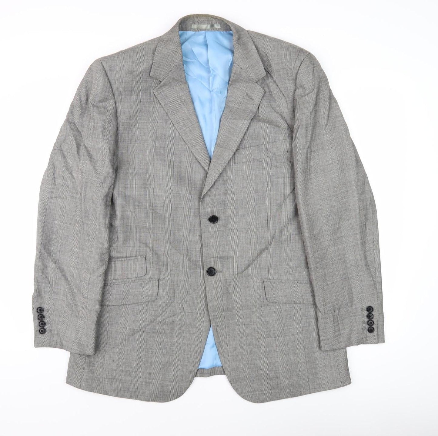 Mens UK Size 40 Howick Regular Grey Suit Jacket
