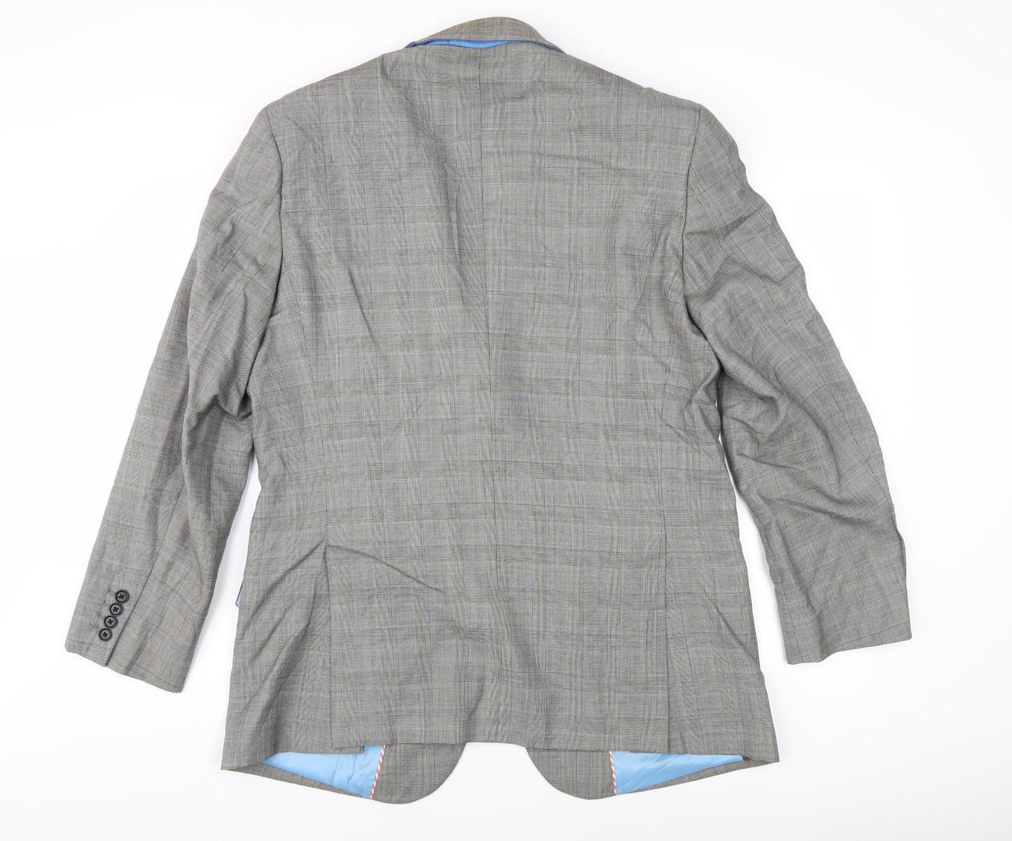 Mens UK Size 40 Howick Regular Grey Suit Jacket