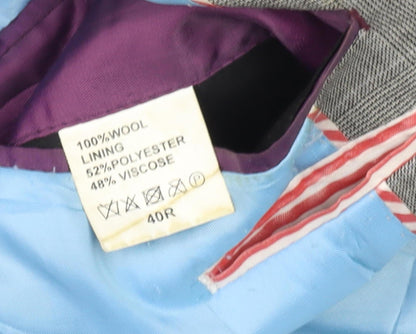 Mens UK Size 40 Howick Regular Grey Suit Jacket