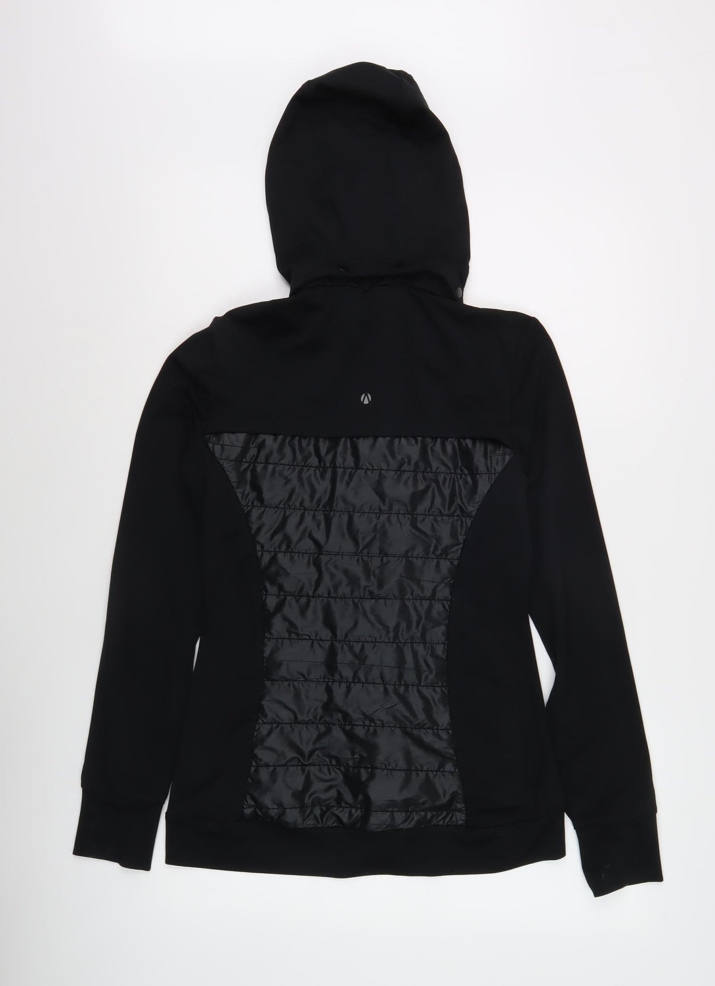 Marks & Spencer Women's Black Hooded Jacket Size 8