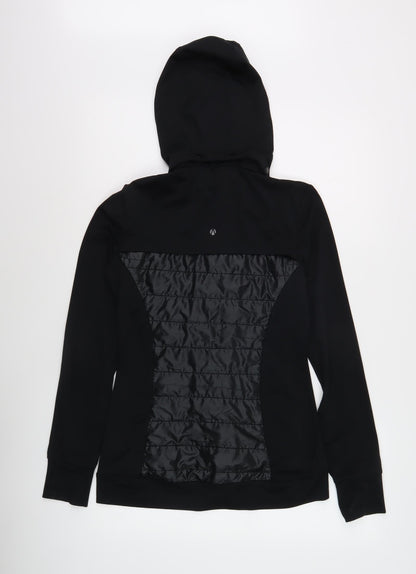 Marks & Spencer Women's Black Hooded Jacket Size 8