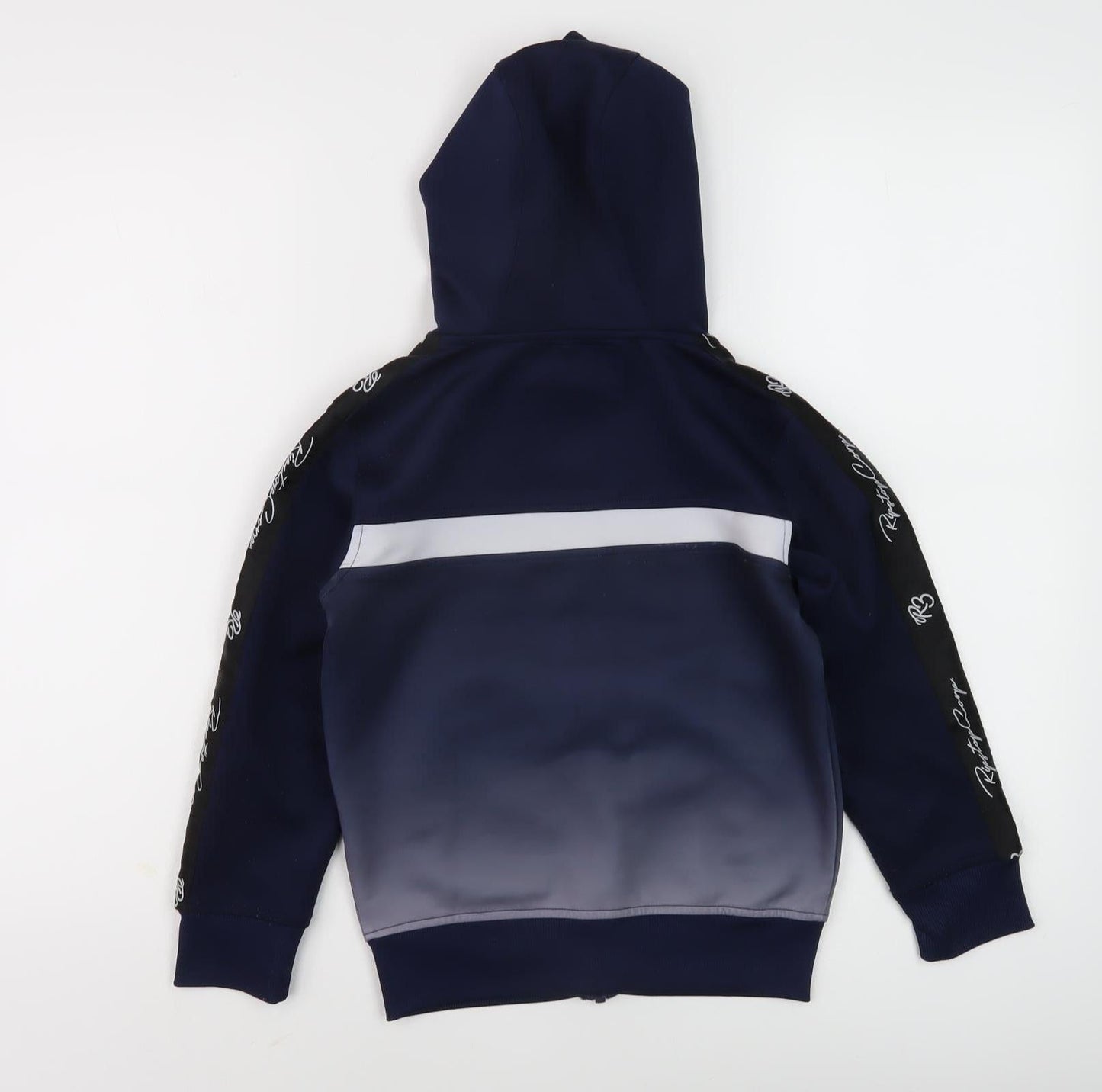 Evo Boys Blue Full Zip Hoodie 2XS with Logo Accents