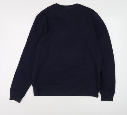 Mens UK Size S DKNY Black Pullover Sweatshirt