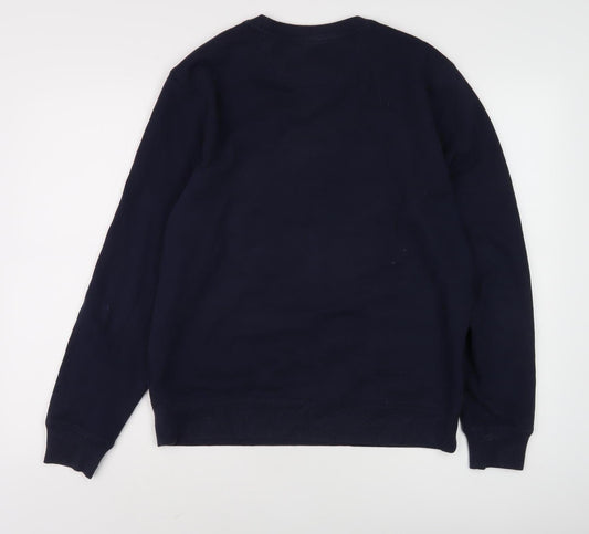 Mens UK Size S DKNY Black Pullover Sweatshirt