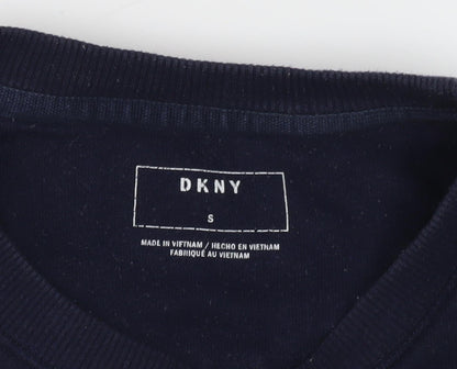 Mens UK Size S DKNY Black Pullover Sweatshirt