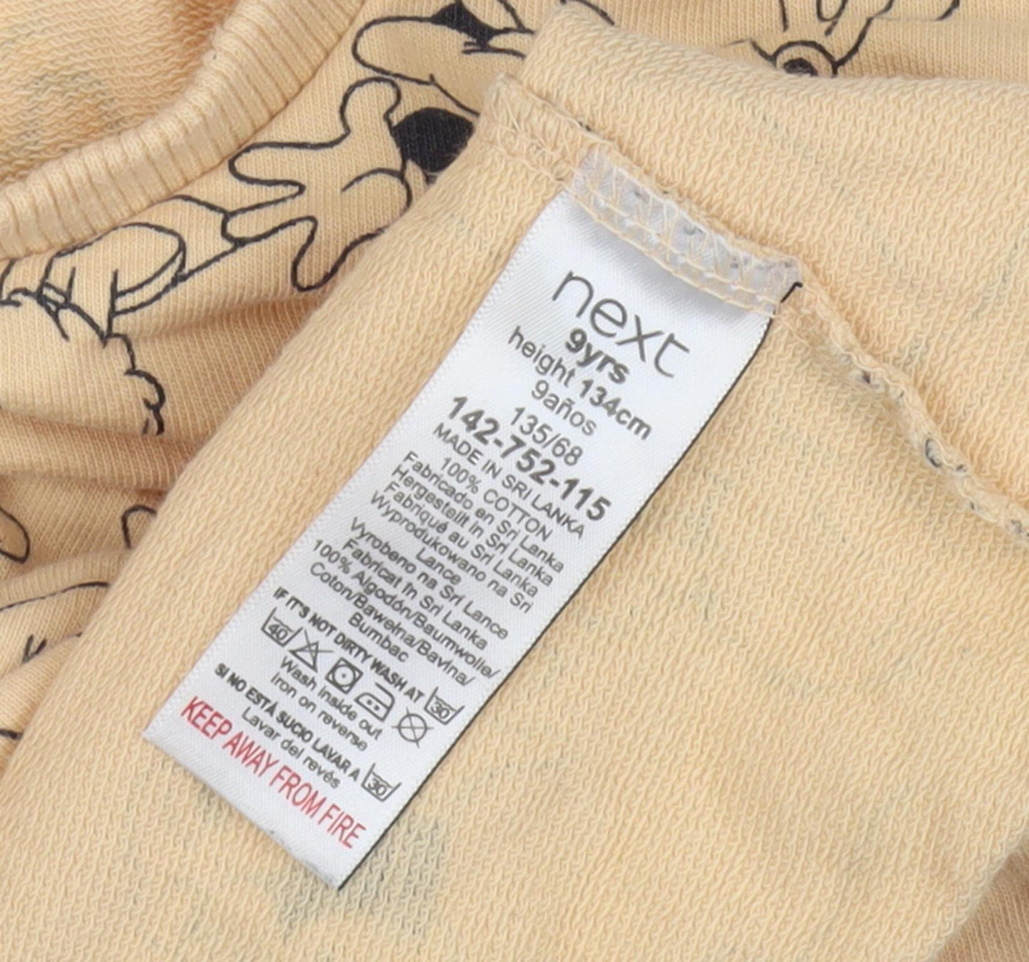 Next Girls Beige Disney Graphic Sweatshirt, 9 Years, Pullover