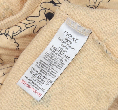 Next Girls Beige Disney Graphic Sweatshirt, 9 Years, Pullover