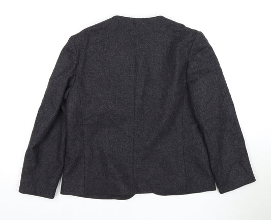 Eastex Women's Black Wool Blazer Size 14