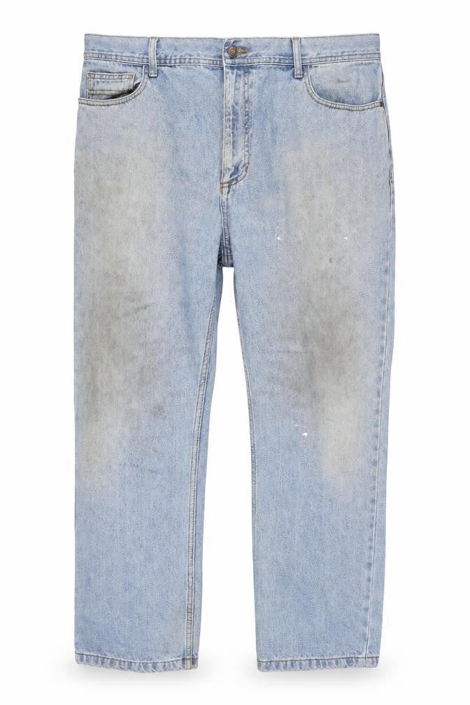 Mens UK Size 42 Marks and Spencer  Straight Blue Jeans