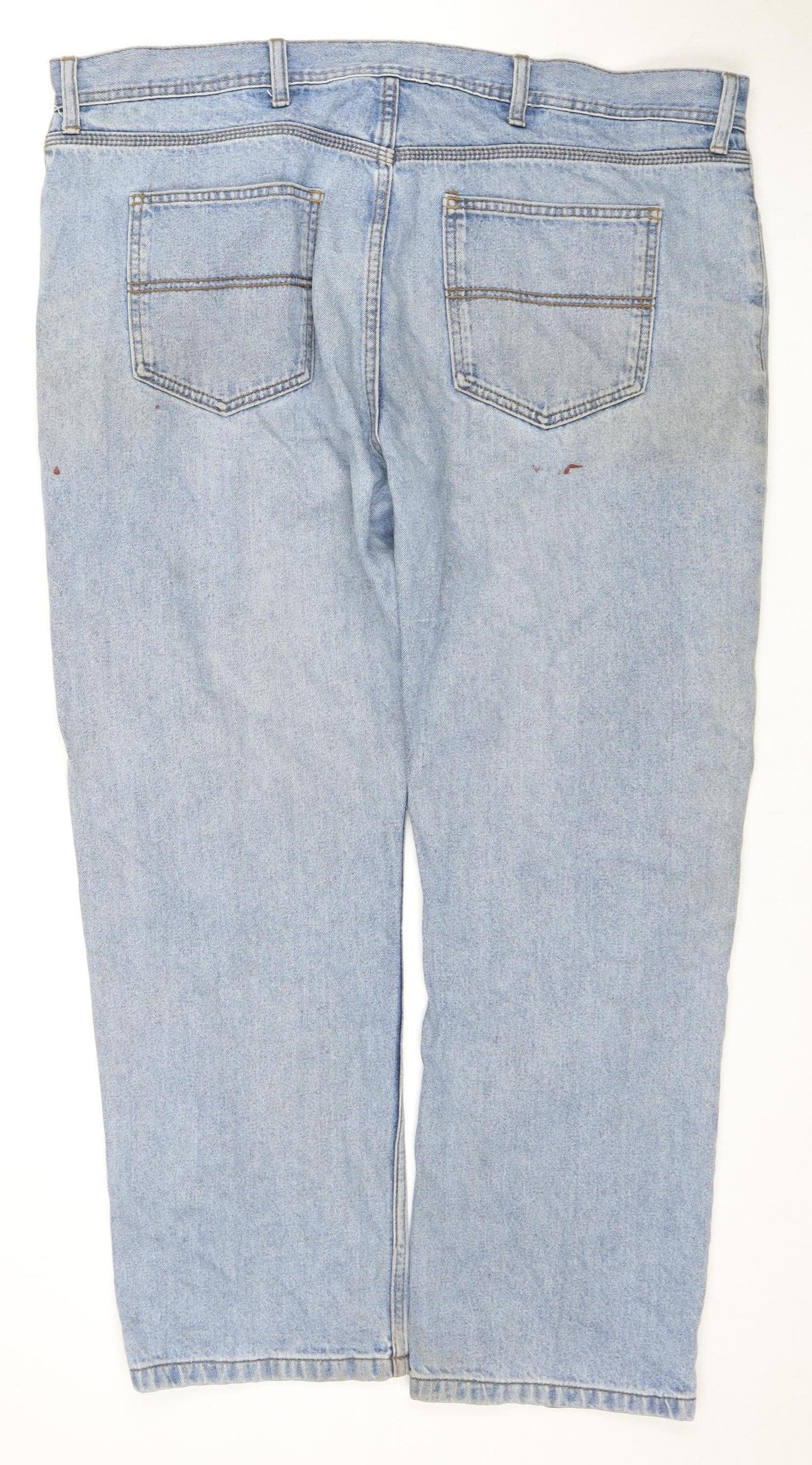 Marks and Spencer Men's Blue Straight Jeans