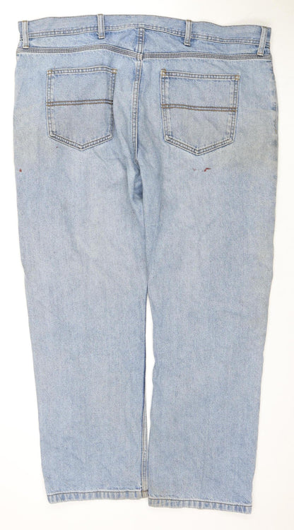 Marks and Spencer Men's Blue Straight Jeans