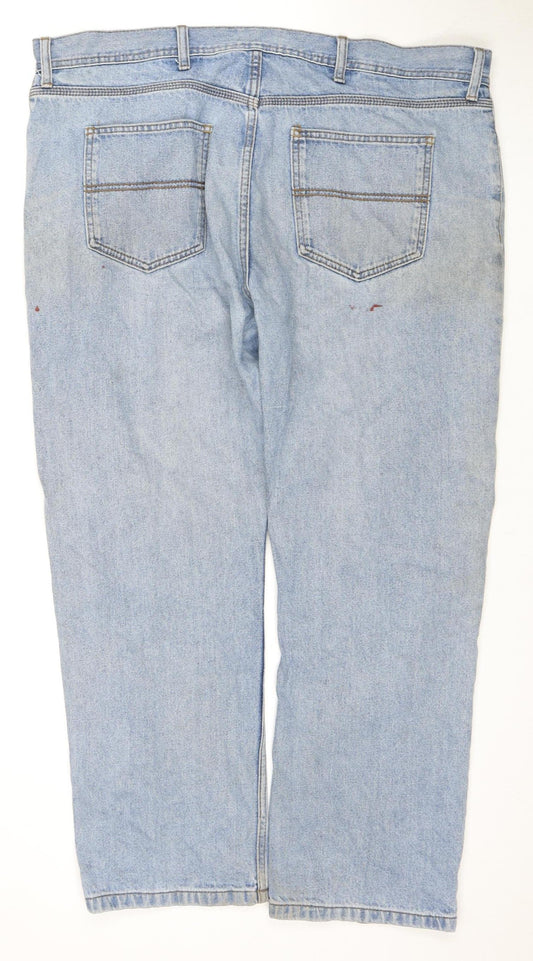 Marks and Spencer Men's Blue Straight Jeans