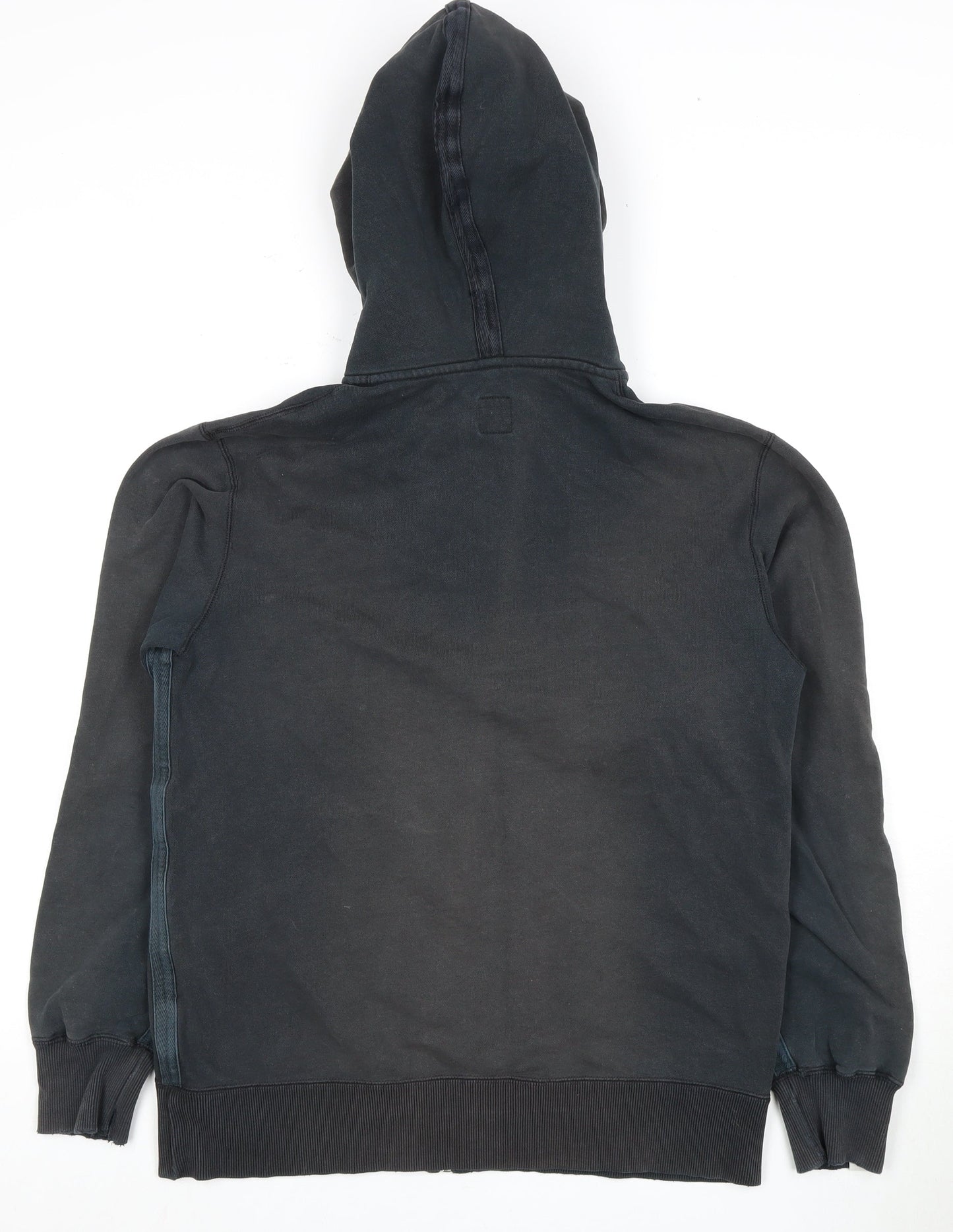 Adidas Men's Black Full Zip Hoodie, Size M