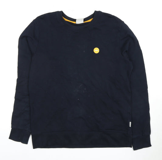 Mens UK Size S JACK & JONES Black Pullover Sweatshirt