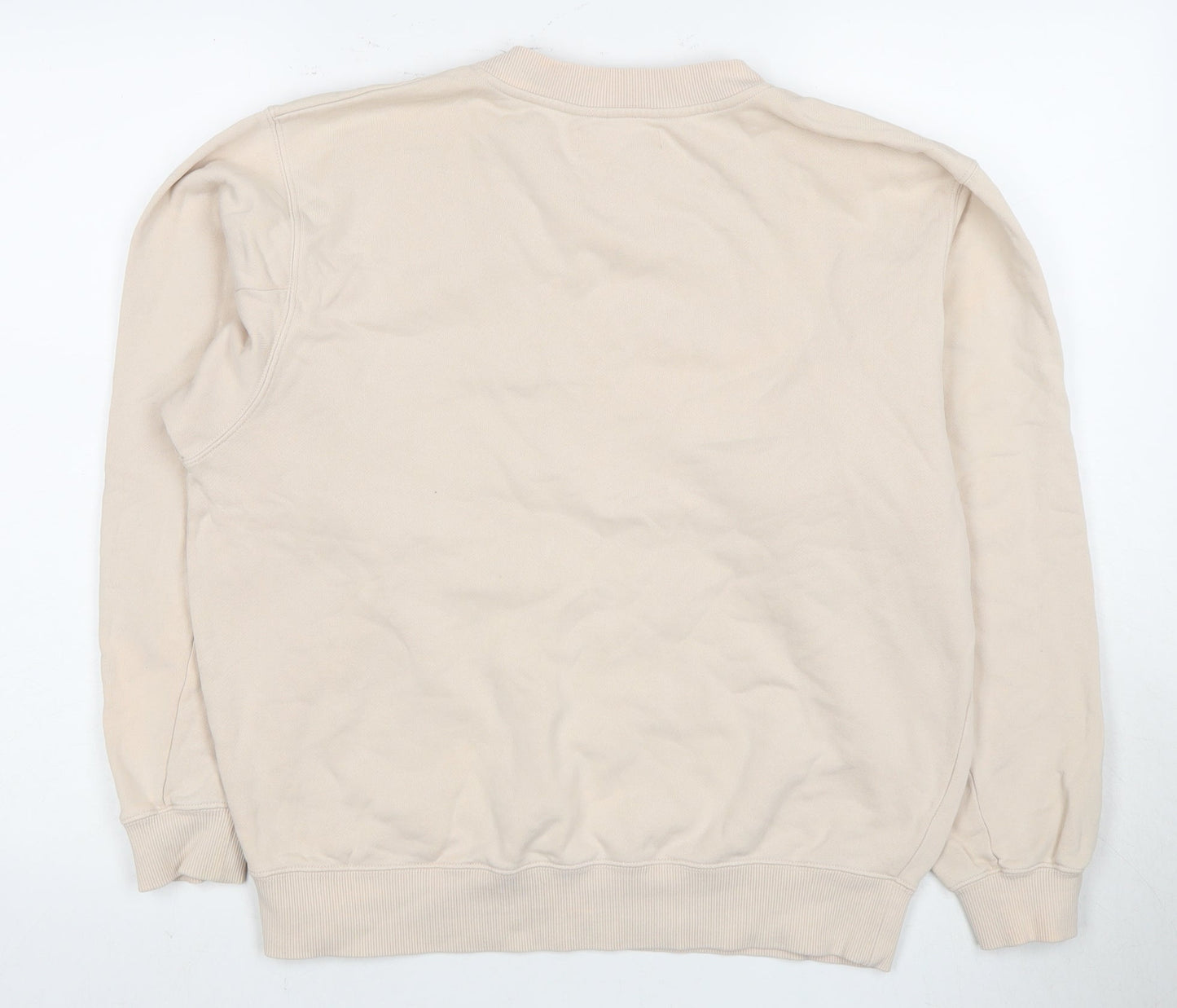 Assembly Label Women's Beige Crew Neck Sweatshirt Size 12
