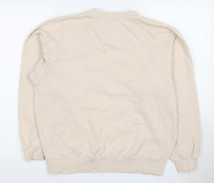 Assembly Label Women's Beige Crew Neck Sweatshirt Size 12