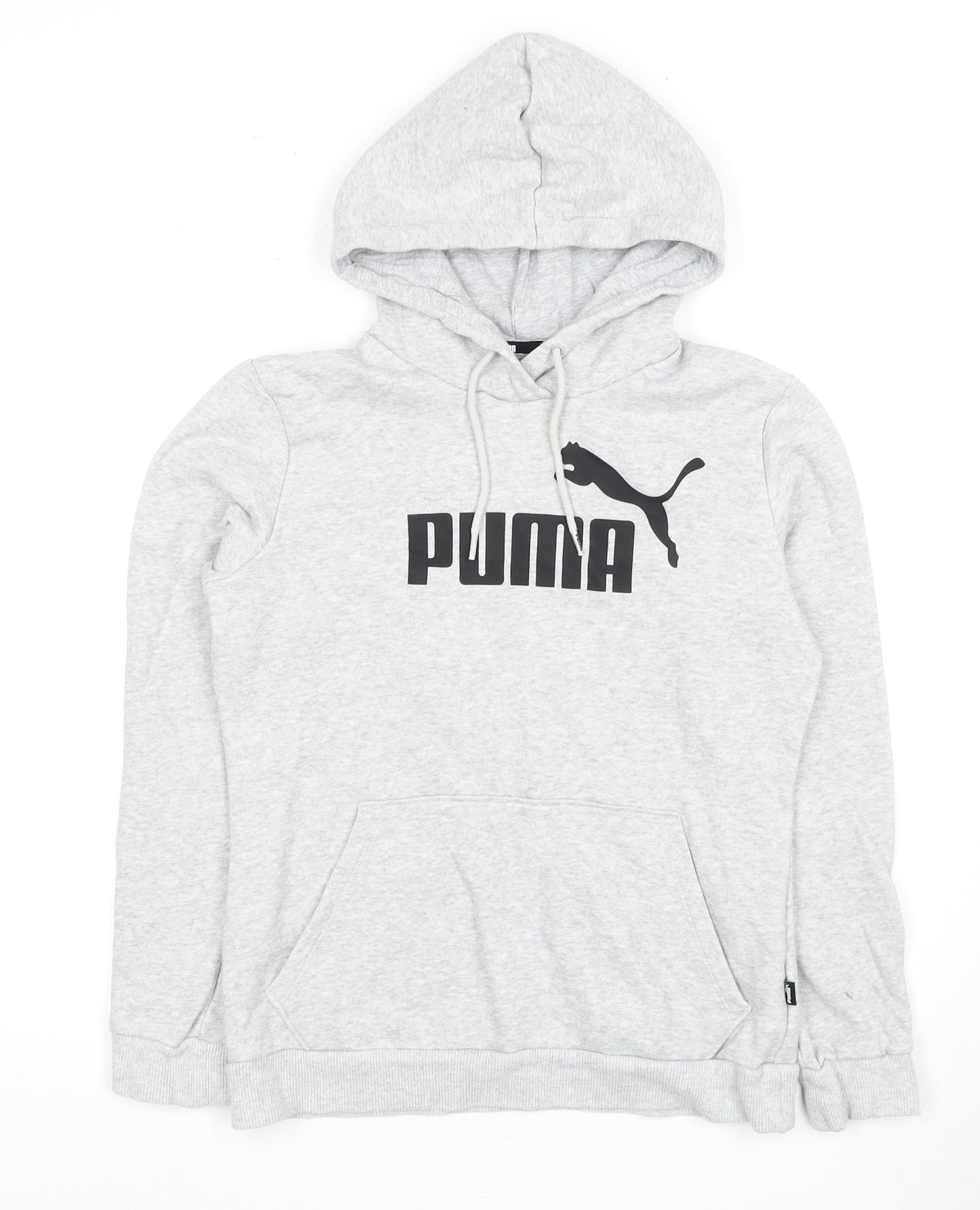 Puma Grey Unisex Pullover Hoodie, Regular Fit, Size 8