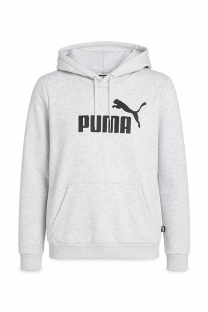 Unisex Adults UK Size 8 PUMA Grey Pullover Hoodie