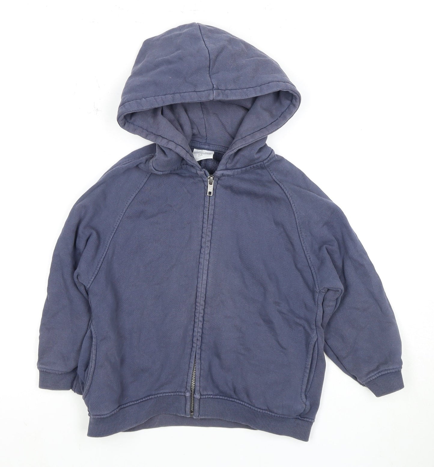Zara Boys Blue Full Zip Hoodie 3-4 Years