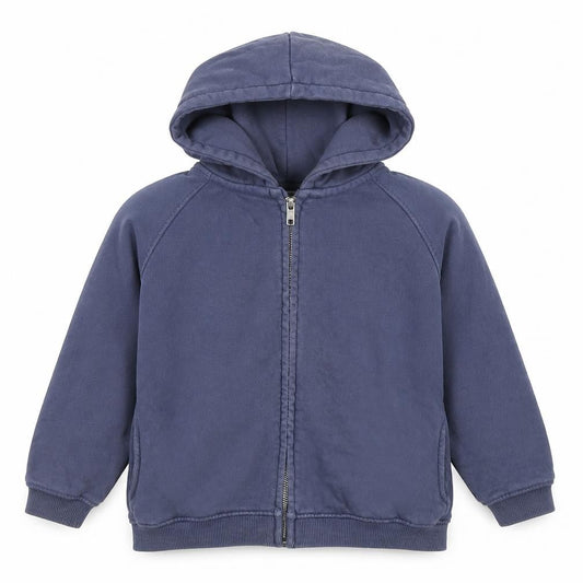 Zara Boys Blue Full Zip Hoodie 3-4 Years