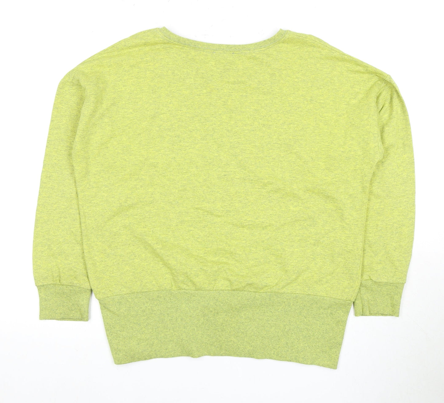 Topshop Women's Green Crew Neck Sweatshirt, Size 8