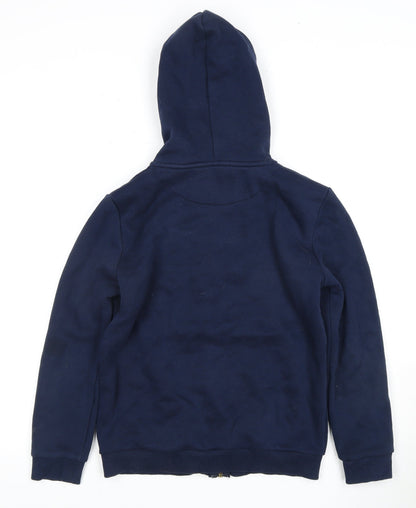 DFND Boys Blue Full Zip Hoodie 13-14 Years with Logo