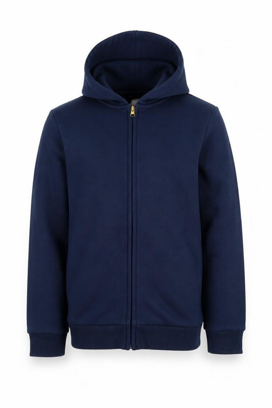 DFND Boys Blue Full Zip Hoodie 13-14 Years with Logo