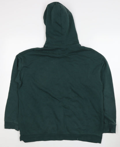Unisex Adults UK Size 164 H&M Green Pullover Hoodie