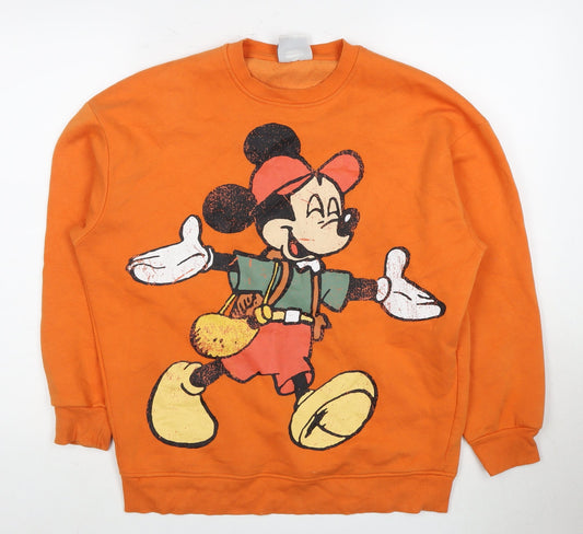 Womens UK Size 2XS Disney Orange  Sweatshirt