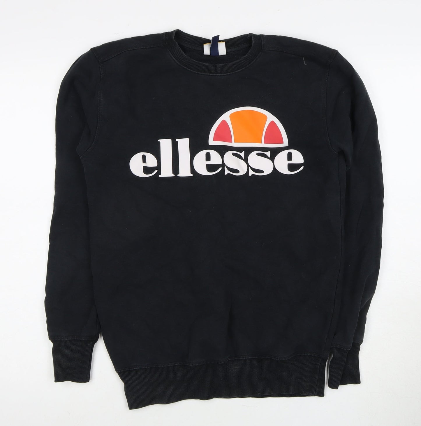 Mens UK Size XS ellesse Black Pullover Sweatshirt