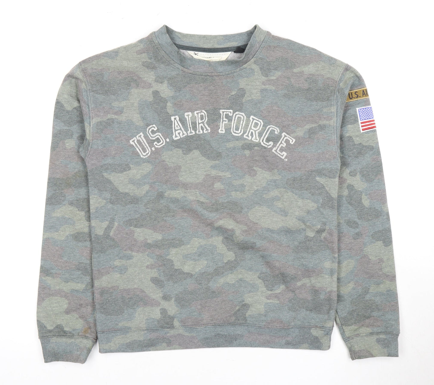 Topshop Women’s Grey Pullover Sweatshirt - Size 8