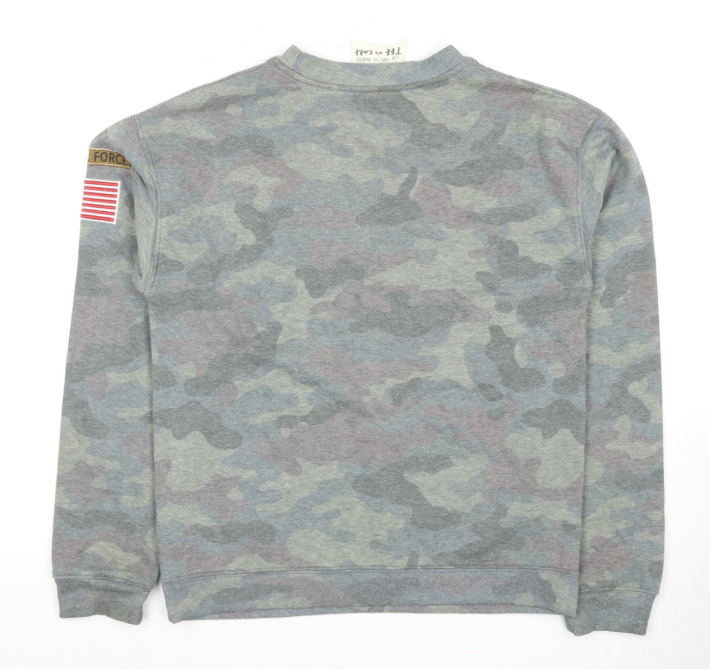Topshop Women’s Grey Pullover Sweatshirt - Size 8