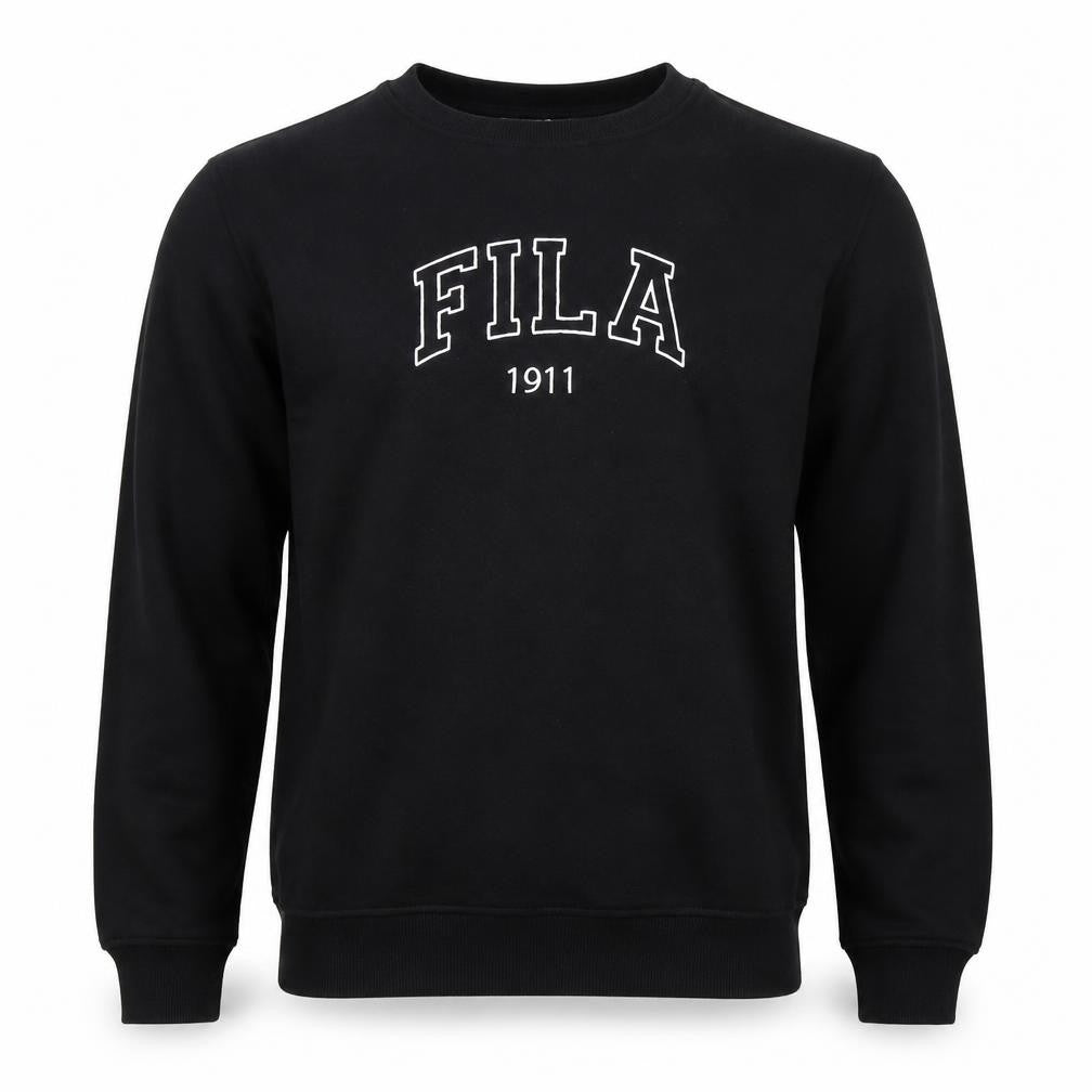 Mens UK Size S FILA Black Pullover Sweatshirt