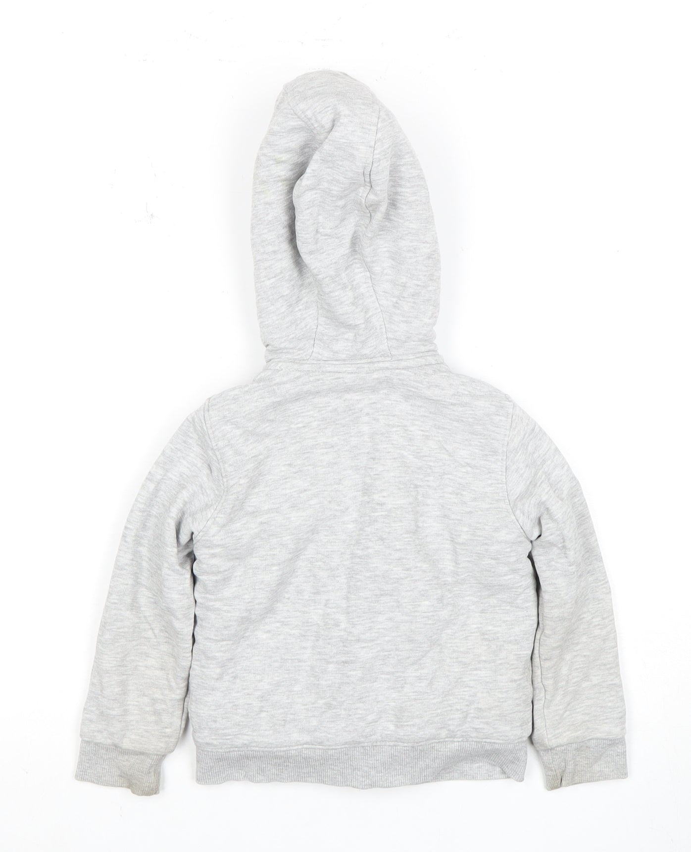 Marks and Spencer Girls Grey Full Zip Hoodie 2-3 Years
