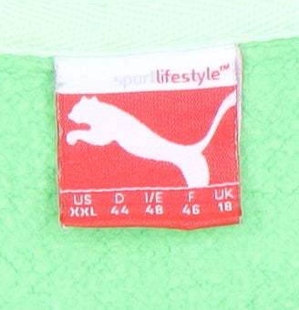 Puma Women's Green Pullover Hoodie Size 18