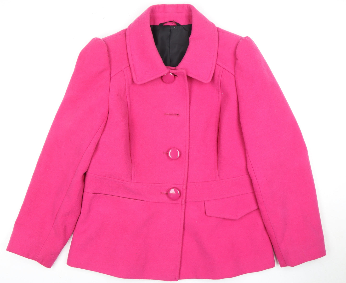 Womens UK Size 14 Marks and Spencer Pink Basic Jacket