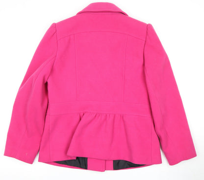 Womens UK Size 14 Marks and Spencer Pink Basic Jacket