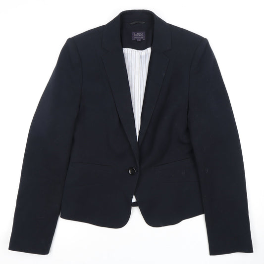 Marks and Spencer Women's Black Blazer Size 10